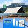 Vinyl Outdoor Canopy Tent: Rainproof and Windproof Camping Picnic Sunshade