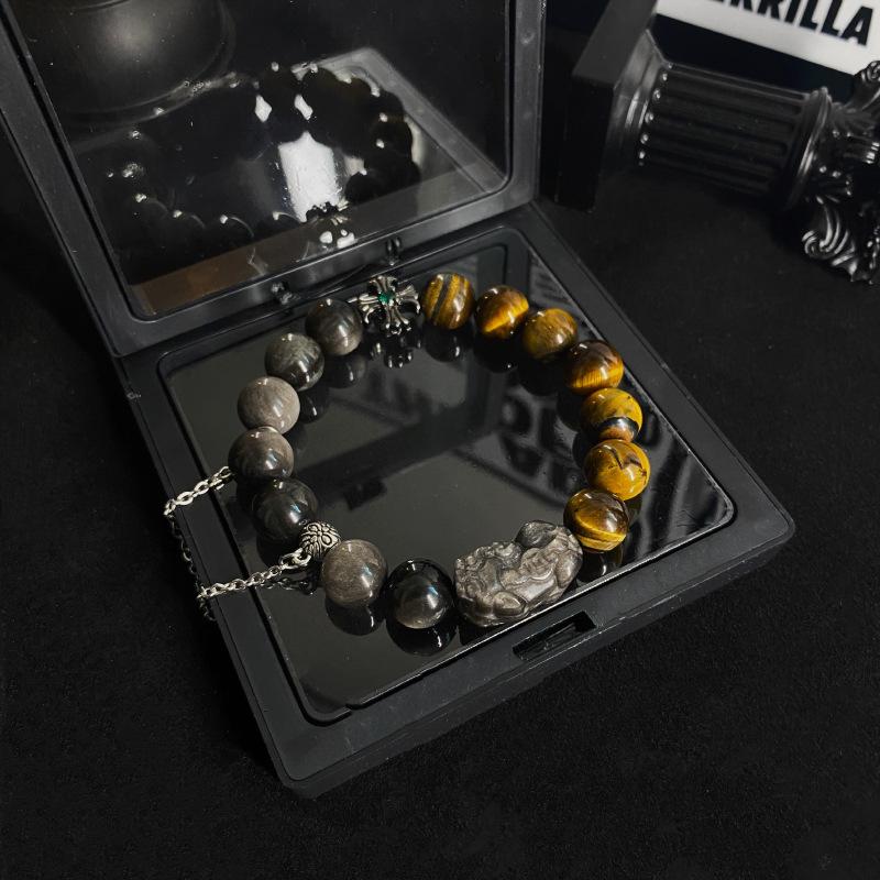 JYL TS Bracelet  Eye Copper Style Enhances Wisdom & Warmth Pixiu тил оленей