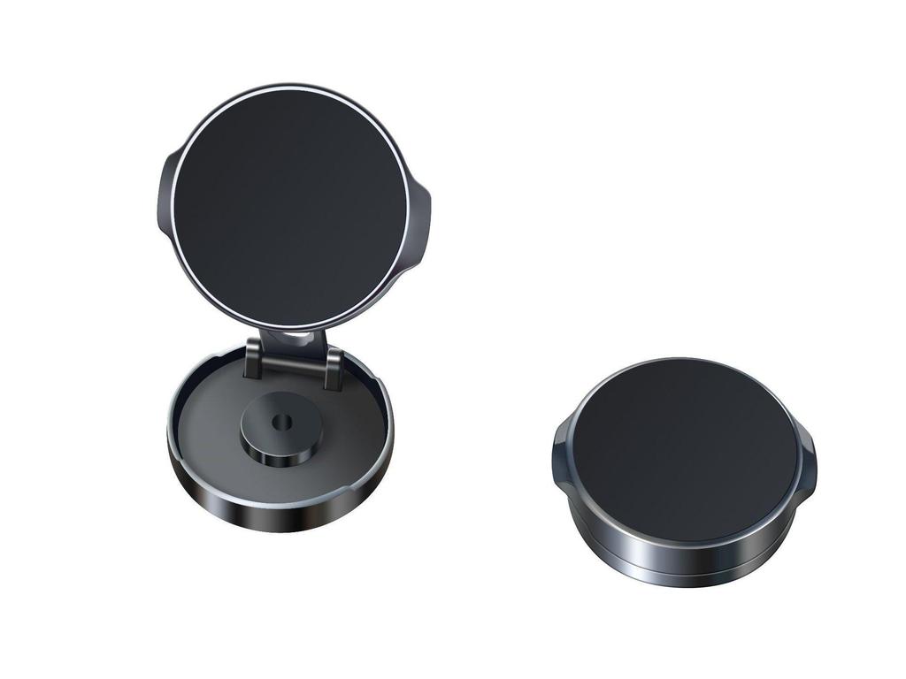 360° Foldable Car Magnetic Phone Holder - Strong Metal Mount for Navigation