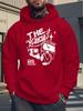 Casual Hoodie with Motorcycle Graphic - "THE NECROAGE" Print