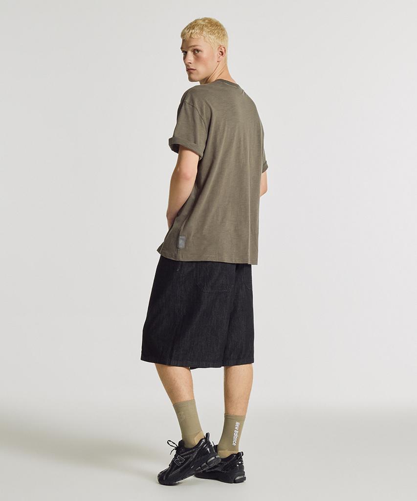 Nyuballanseu Nbnegca033 / Uni Sun-Kissed Slub Short Sleeve Tee (Gray)