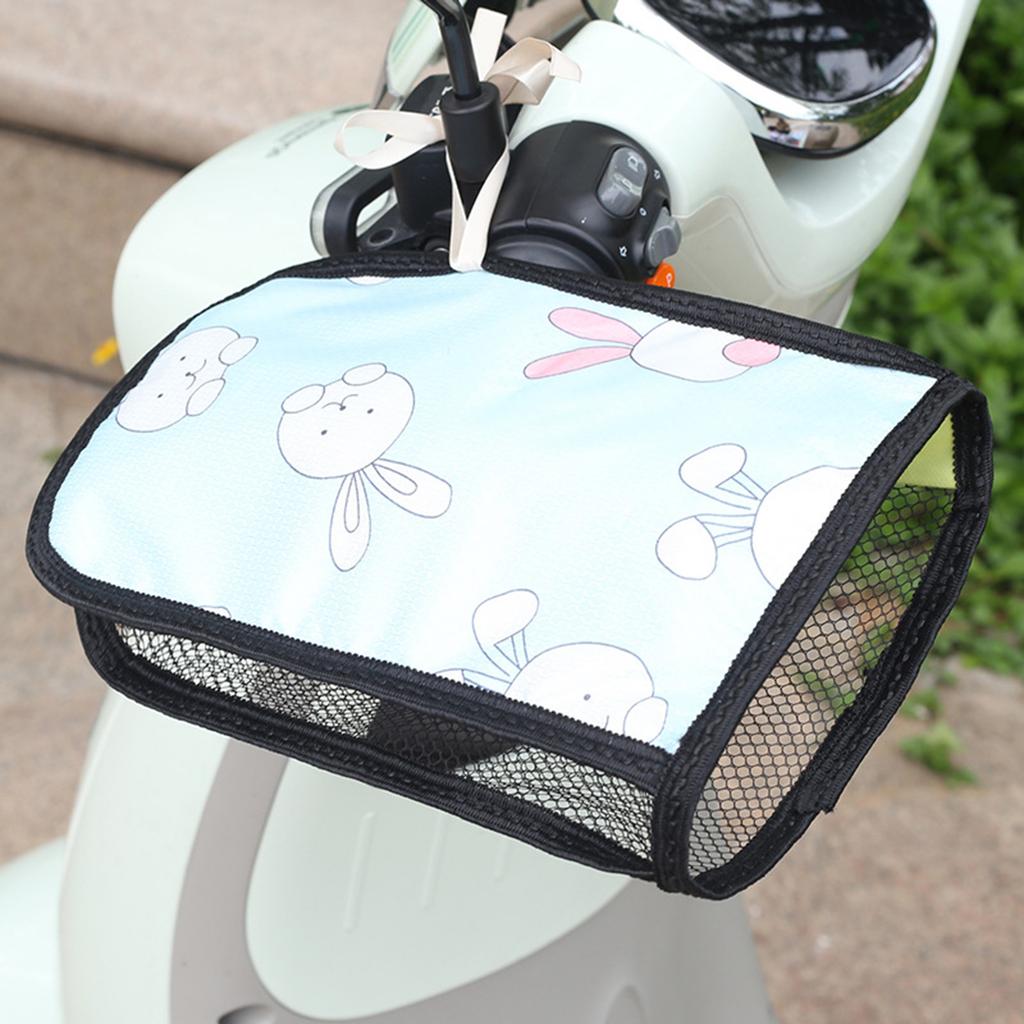 Summer sunshade Motorcycle Handlebar Gloves Breathable Anti-Slip Scooter Grip Sunshade Fits for Most Vehicles Handlebars