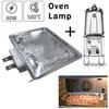 40W 110V 220V Orkaitės lempos laikiklis ir G9 lemputė 500℃ Atspari aukštai temperatūrai Grilio orkaitės lemputė BBQ Mikrobangų krosnelės lemputė