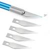 43Pcs Precision Carving Knife DIY Crafting Hobby Knife Set with Replacement Blades & Sewing Ruler for DIY Cutting Scrapbooking