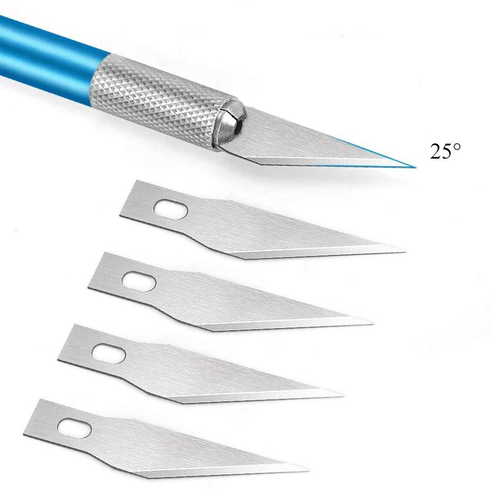 43Pcs Precision Carving Knife DIY Crafting Hobby Knife Set with Replacement Blades & Sewing Ruler for DIY Cutting Scrapbooking