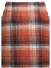 High-Waisted Women's Plaid Pencil Skirt - Knee-Length Wool Skirt for Autumn and Winter