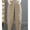 Weight Warm Down Trousers Winter Outerwear Work Trousers Windproof Harem Pants Women