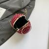 Fashionable Hand-held Small Crossbody Round Bag, Light Luxury Single-shoulder Crossbody Chain Bag