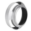 2Pcs Aluminium Alloy Hollow Out Lens Hood 39 mm for Leica Camera Silver