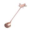 Cute Cat Shaped Stainless Steel Coffee Spoon Stirring Spoon Suitable for Dessert Snack Ice Cream Teaspoon Kitchen Tableware 2025