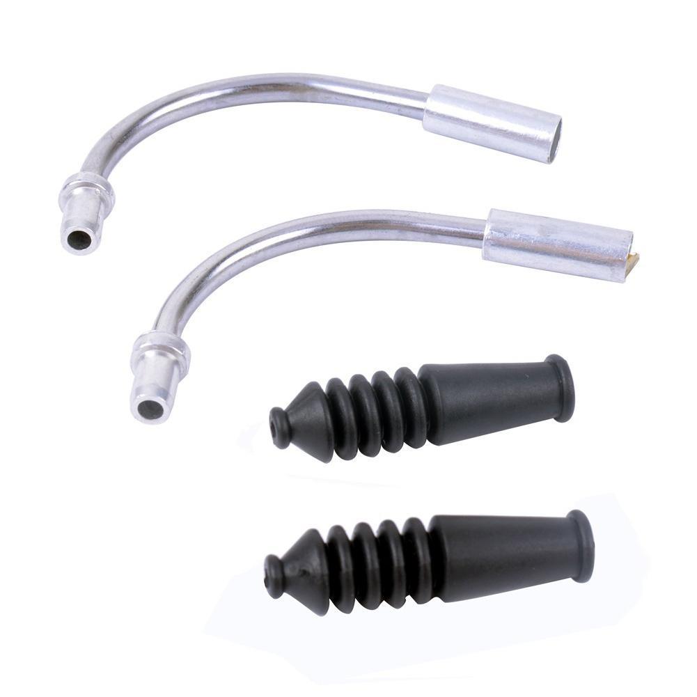 Aluminum Bicycle V Brake Noodles Bend Tube Cable Guide Head Bicycle Hose Rubber Brake Accessory P3I6