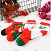 5 Pair/Lots Baby Christmas Socks Print Snow Man Elk Tree Sox For Baby Boys Girls Winter Super Keep Warm Sock New Arrival