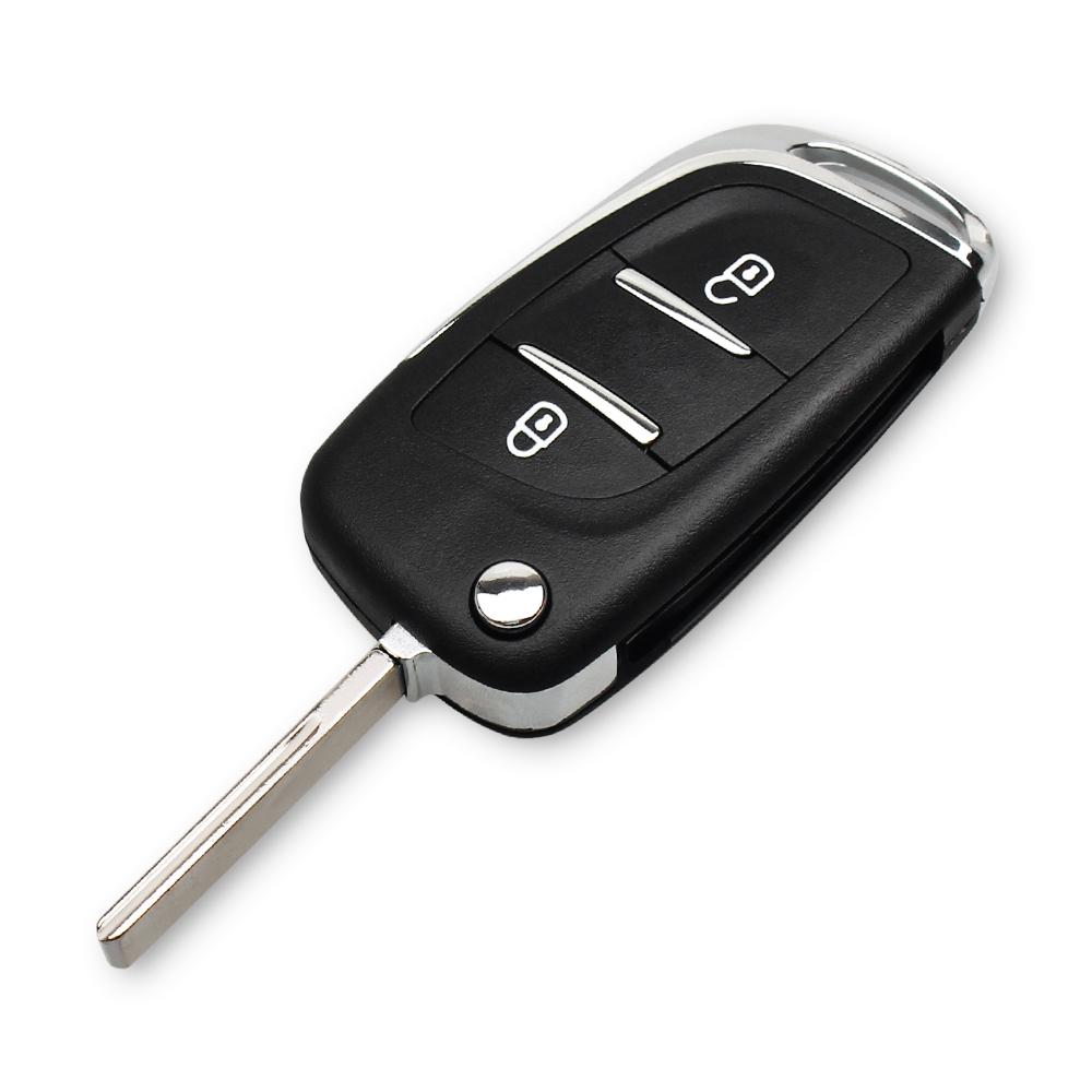 Modified Flip Car Key Shell Remote Key Case For Citroen C2 C3 C4 C5 C6 Xsara Pica For Peugeot 306 407 807 Ce0523