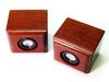 Takai Crafts High Craft Rose Mahogany Material Audio Speaker terminal specifications Ultra-compact HC-TX051 Pair High-grade