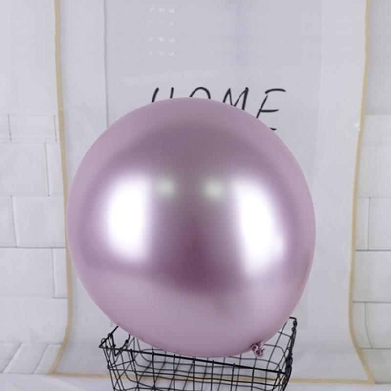 18 Inch Large Size Chrome Latex Metallic Balloons Globos for Wedding Birthday Decor