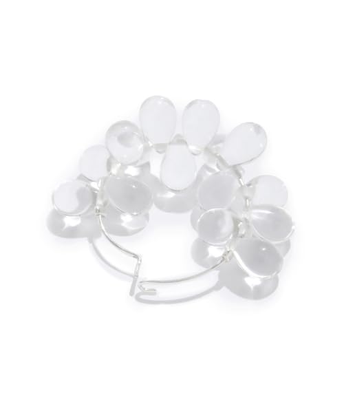 Clear Drop Hoop Earrings 13WGA252314CLAF