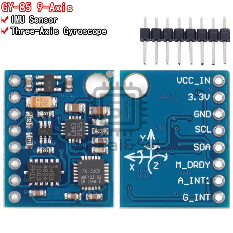 1~10pcs GY-85 BMP085 Sensor Modules 9 Axis Sensor Module (ITG3205 +ADXL345 + QMC5883L) ,6DOF 9DOF IMU Sensor