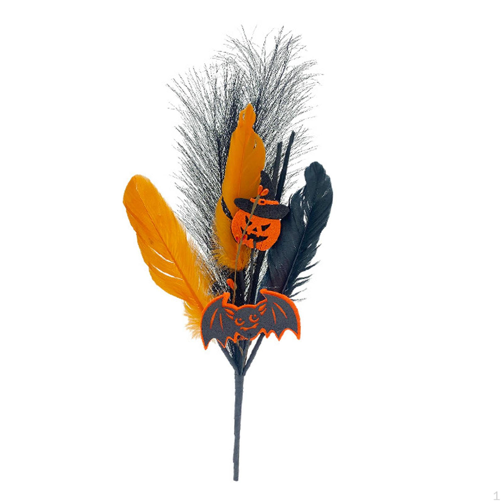 

18 inch Artificial Branches for Halloween Wreaths and Garlands Pumpkin