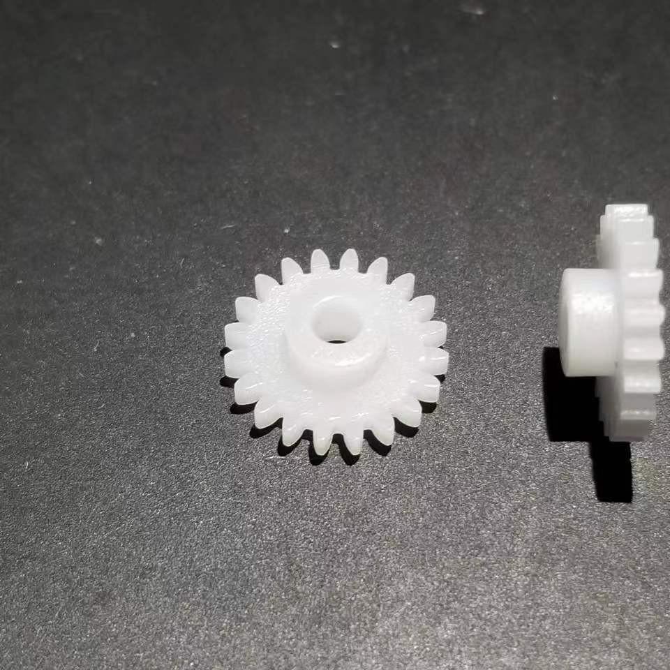 0.5 Module Plastic Gear, 20 Teeth, 2mm, DIY POM Motor Engine Model Toy.