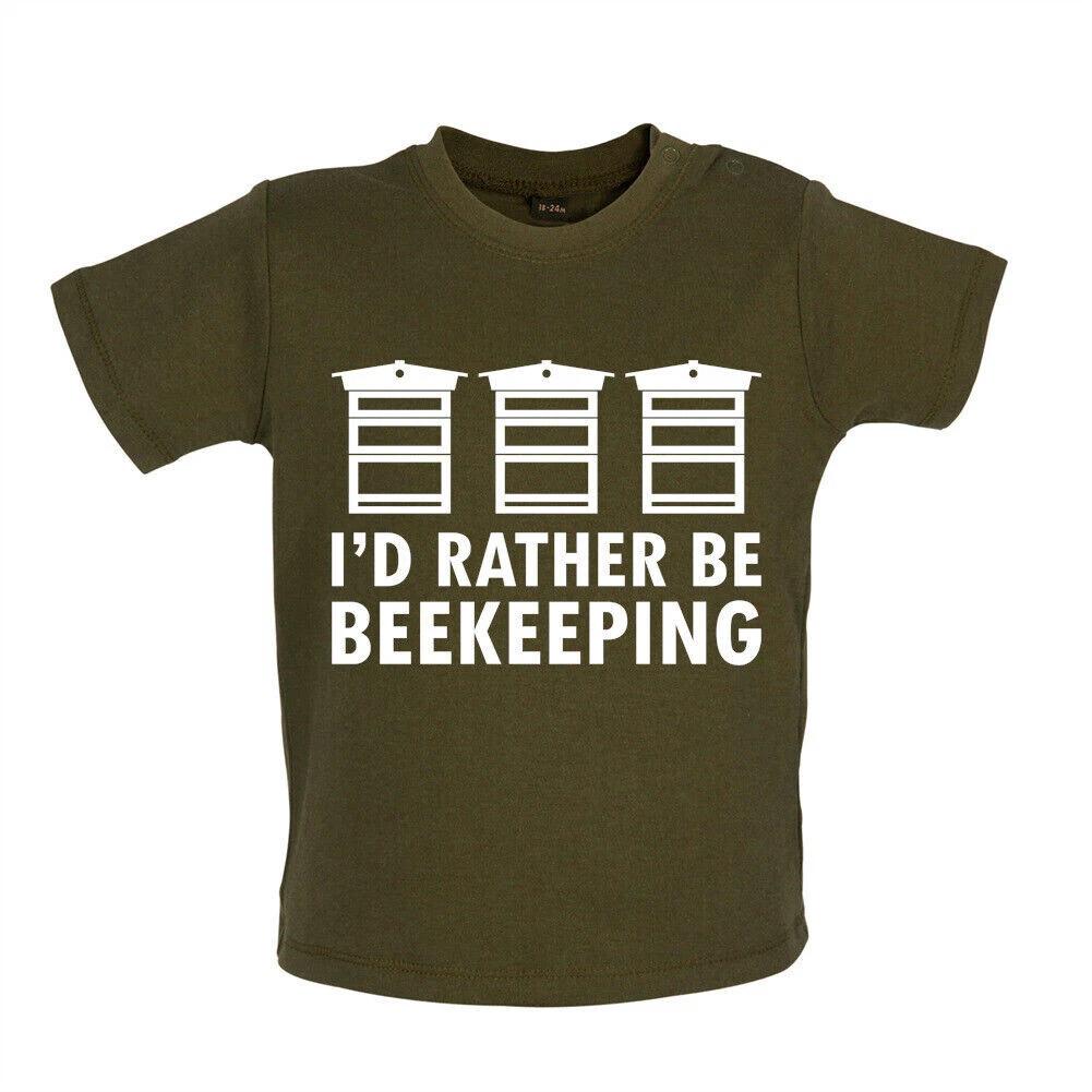 I D Rather Beekeeping - Bodysuit / Baby - Beekeeper Bees Keeper 110