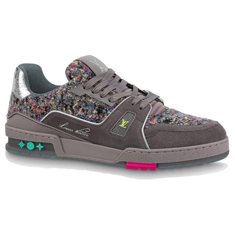 Louis Vuitton Lv Trainers 'Grey With Colorful Mesh' 1A998B