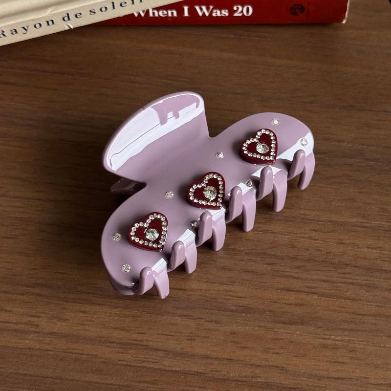 Creative Acetate Hair Gripper Flower Heart Series Fashion Headdress Shark Hair Claw Hair Accessories Hair Grasp Party