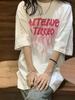 Trendy American Plus Size Women's Loose Fit Cotton T-shirt - Casual Short Sleeve for Couples