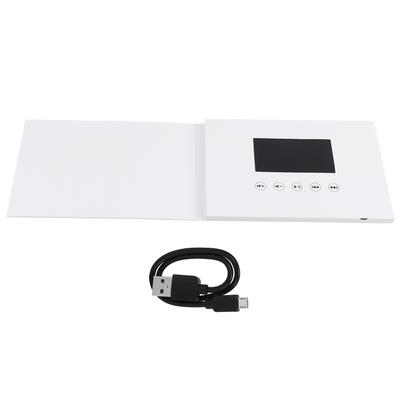Video Greeting Card Video Brochure Electronic Greeting Card with LCD Screen for Birthday Gift Father S Day Mother S Day