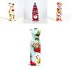 Festive Christmas Wine Bottle Gift Bags With Sequins For A Vibrant Holiday Table