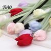 Multi-use Decorative Ties 2Pcs Tulip Bud Curtain Ties, Tiebacks, Flower Buds Soft Rope Tiebacks for Bedroom Curtains Patio Drapes with Flowers