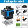 16 Lines Laser Level 4D Green Lines Self-Leveling 360 Horizontal & Vertical Cross High Precision Outdoor Powerful