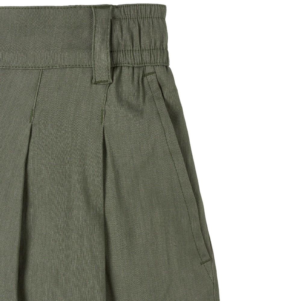 BROMPTON LONDON W Linen Short - Khaki (P252Whp430)