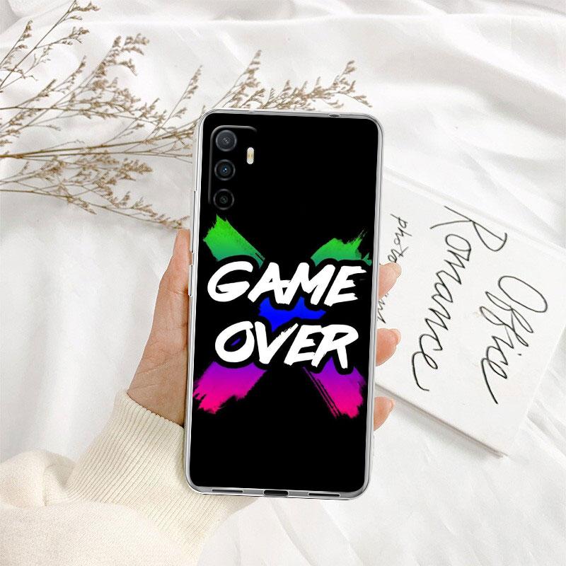IK33 Game Over Phone Case for Motorola Moto E13 E15 E20 E22 E22I E22S E30 E32 E40 E7 E7I G Plus Power Play Stylus G22 G14