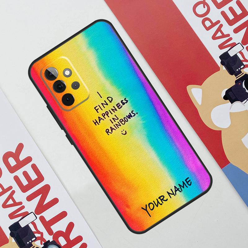 Lgbt Pride Personalised  Name Phone Case For Samsung Galaxy A53 A33 A23 A13 A52 A32 A22 A12 A51 A71 A14 A24 A34 A54 A21S