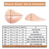 Silicone Breast Form Support Artificial Spiral Silicone Breast Fake False Breast