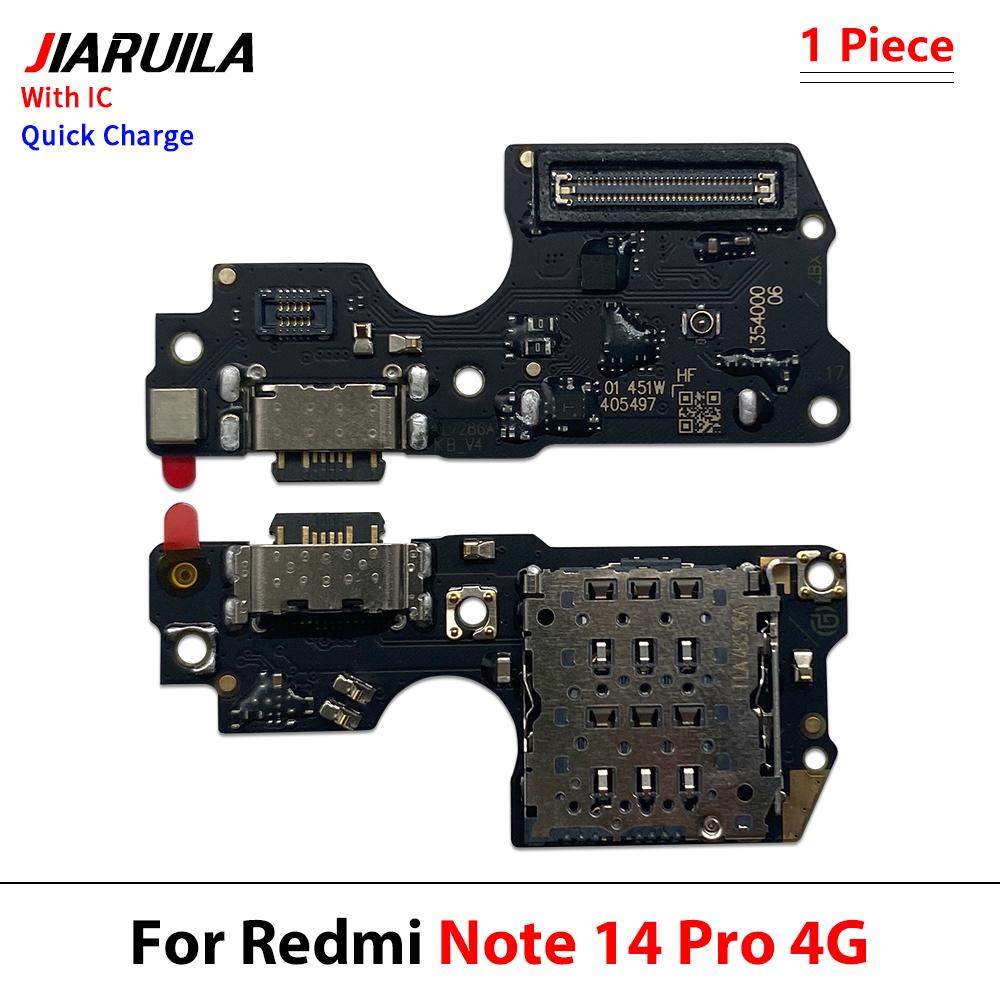 Deska s USB nabíjecím portem Flex kabel Konektor Díly Pro Xiaomi Redmi Note 11 Pro 1G 1G Plus Note 11 Pro Modul mikrofonu s IC