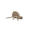 Jurassic Spinosaurus Dinosaur Brass Figure Ornament Ancient Copper Crafts Collection Mini Decorative Figurines Living Room Decor
