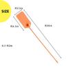 NYANDELMO ND-0161-R12-OR-50 Anti-Theft and Fraud Prevention Plastic Tags, Orange, 50 Pieces