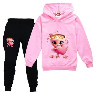 Kids' Hooded Sweatshirt & Pants Set - Spring/Autumn Collection A4007