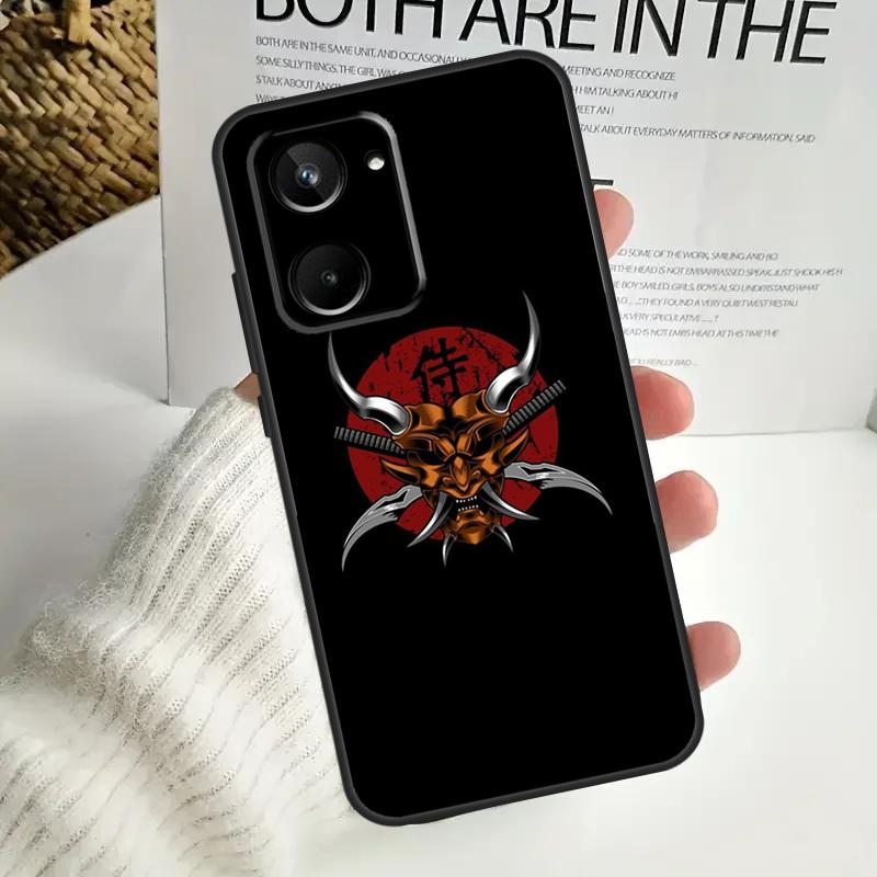 Samurai Mask Demon For Realme 15 10 11 12 13 14 Pro Plus C65 C67 C63 C61 C55 C51 C53 C35 C75 GT6 GT7 Pro Case