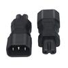 IEC320 C14 To C7, Cloverleafs Male To Figure 8 Female Adapter, 3Pin C14 Male Plugs To C7 Female Power Adapter Converters