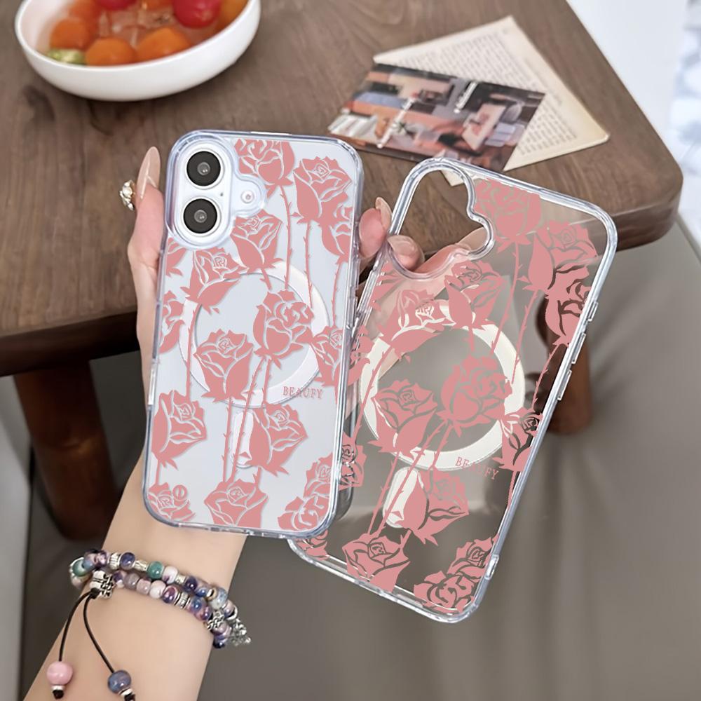 Magnetyczne etui na telefon dla iPhone 11 12 13 iPhone 13 14 15 Pro 15 16 Pro Max Samsung A15 A16 A25 A26 A55 A56 S25 S24 S22 S23 Ultra S25 Edge