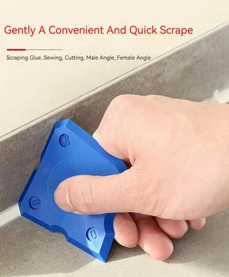 4-piece Set Of Caulking Tools, Silicone Seam Sealant Applicator, Scraper Edge Repair Tool, Ceramic Tile Glass Edge Cleaner
