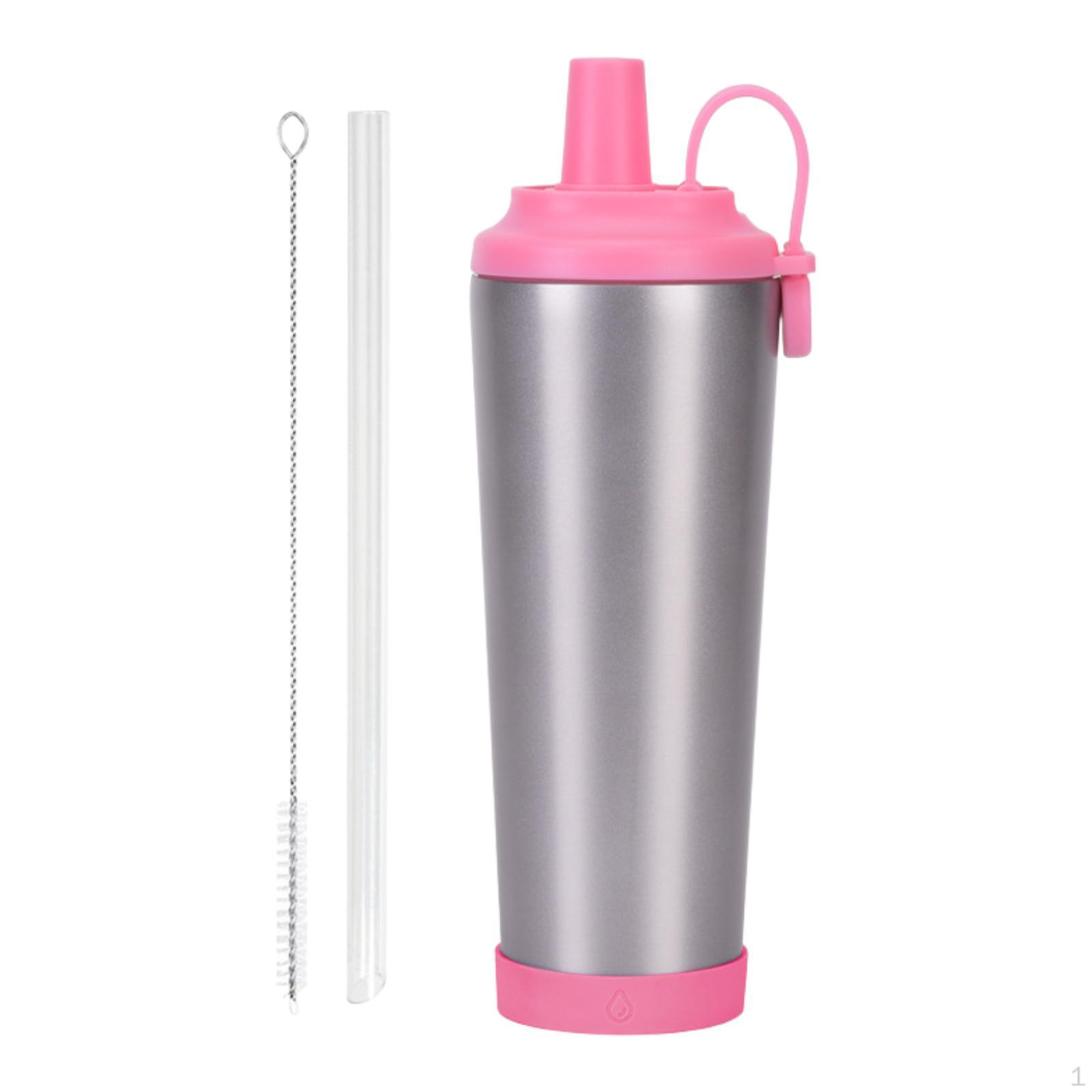 

830ml Travel Mug with Straw for Outdoor Use and Sports срібний