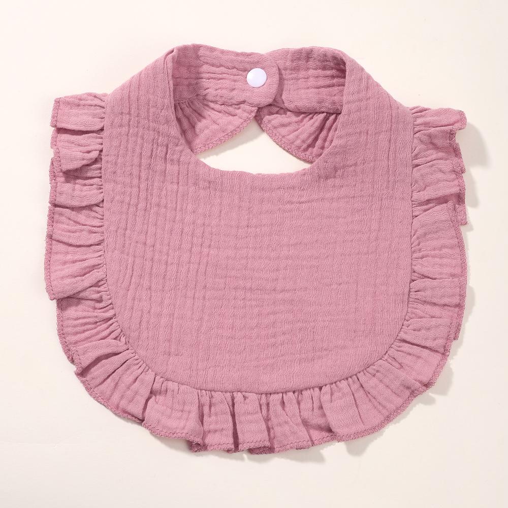 Neugeborenen Lätzchen Säugling Spucktücher Babysachen Füttern Sabber Lätzchen Bandana Spucktuch Kleinkind Rüschen Einfarbiges Lätzchen Babyzubehör
