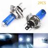2pcs 6000k Super Bright White H4 Halogen Bulb 12V Car HeadLight Bulb H4 55w 100w Halogen Lamp Car HeadLight Replacement Bulb