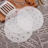 50Pcs Durable 4/6/8/10in Bamboo Steamer Papers Cookware Eco-friendly Dim Sum Paper Restaurant Oil Paper Air Fryer Oven
