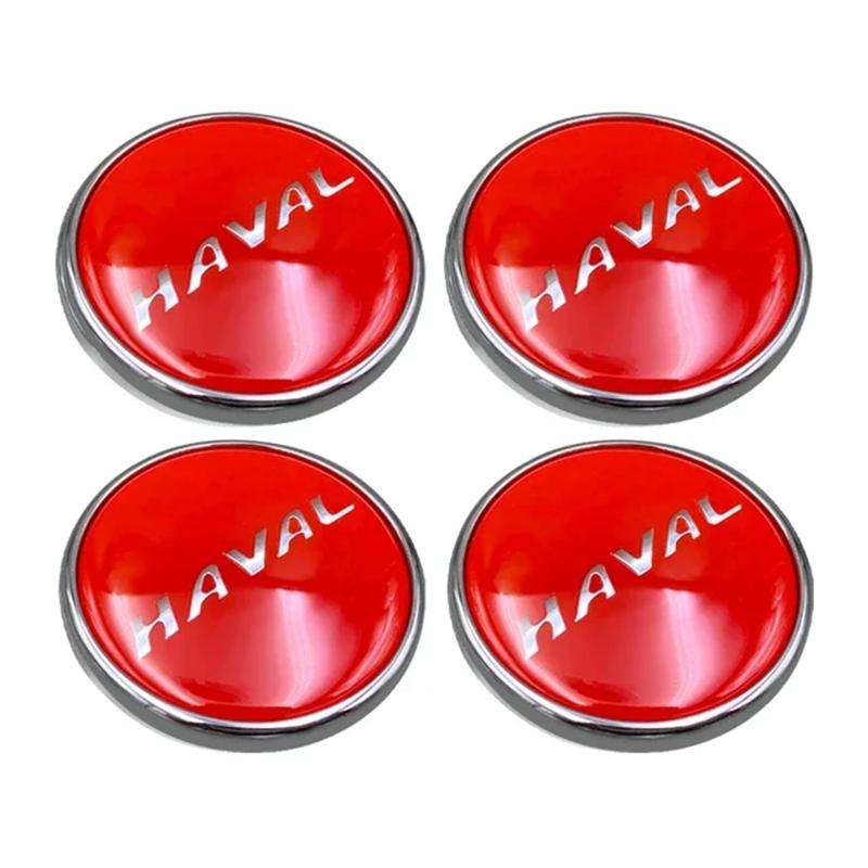 4pcs Car Wheel Center Cap Logo Hub Cover Badge Emblem For Haval F7 F7X Jolion H6 2019 2020 2021 2022 Styling Accessories