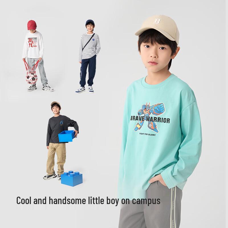 Balabala Boys  Breathable Mecha Style Long-Sleeve T-Shirt 175