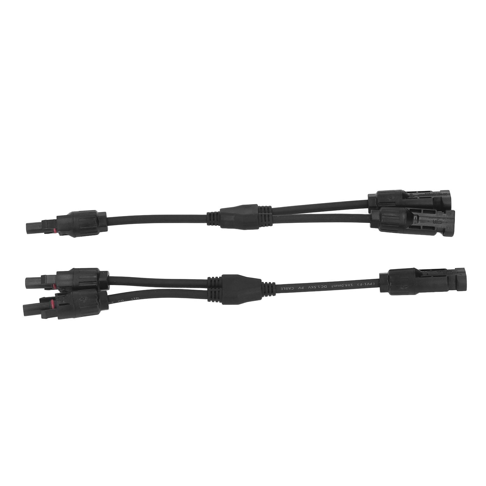 

1 пара DC 1000V Солнечный разъем Y-образный параллельный адаптер для подключения солнечной панели